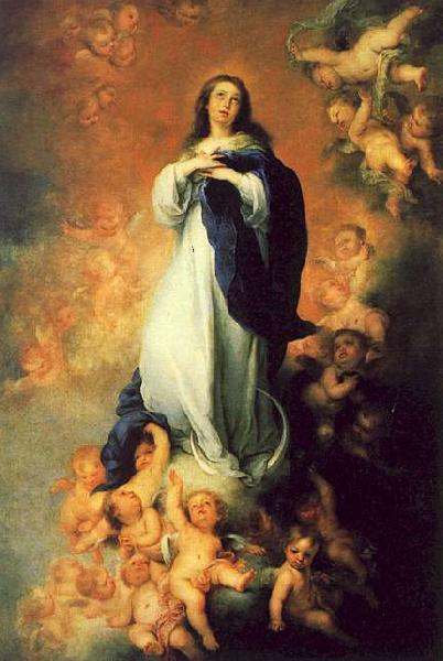 Bartolome Esteban Murillo The Immaculate Conception of the Escorial oil painting picture